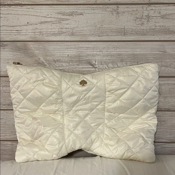 Kate Spade Quilted Cream/Ivory Accessory Bag - Picture 12 of 15